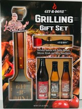 GIT-R-DONE Grilling Gift Set LARRY the Cable Guy - SPATULA, SAUCES, BRUS... - £14.89 GBP