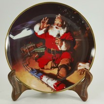 A COKE AND A SMILE 1994 Franklin Mint Coca Cola Christmas Collector Plat... - $9.95