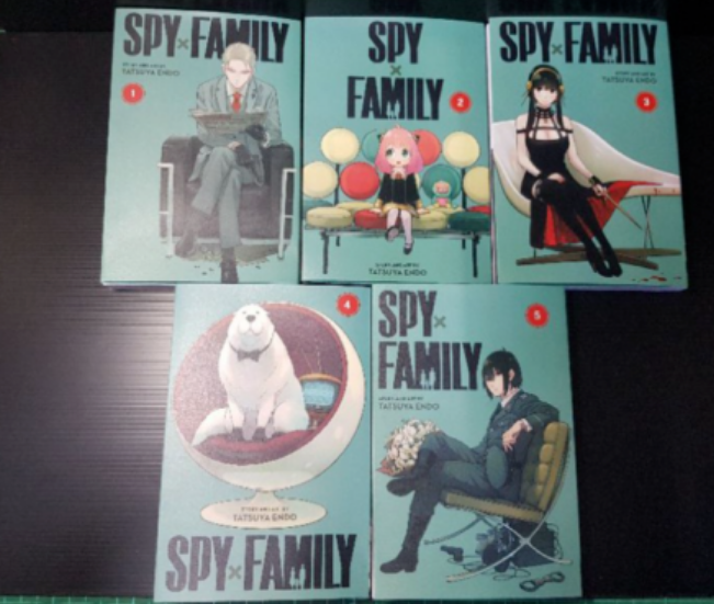 Spy X Family Tatsuya Endo Manga Volume 1-5 Full Set English Version EXPRESS DHL