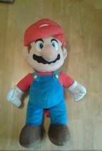 Mario Shaped Backpack 18&quot; Nintendo Mario Brothers - $9.89