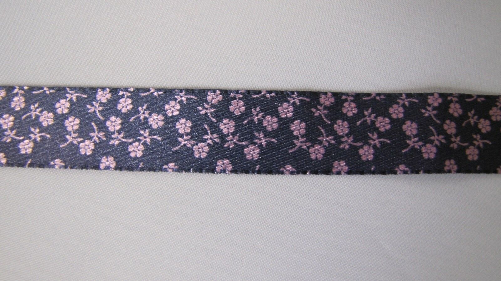 Hot Pink Flowers on Navy Background 5/8