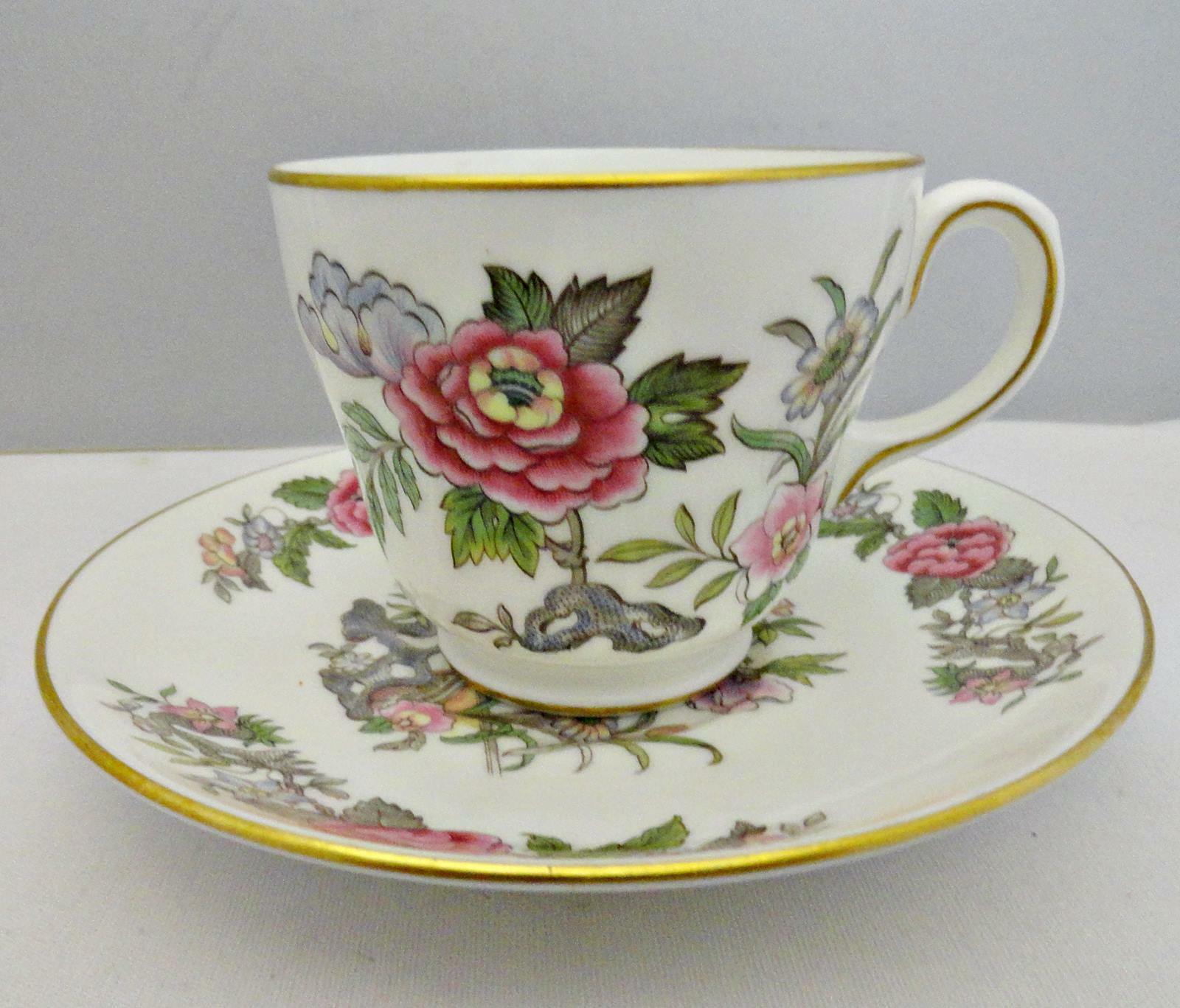 Wedgwood Cathay W4053 Fine Bone China Cup and Saucer - Wedgwood