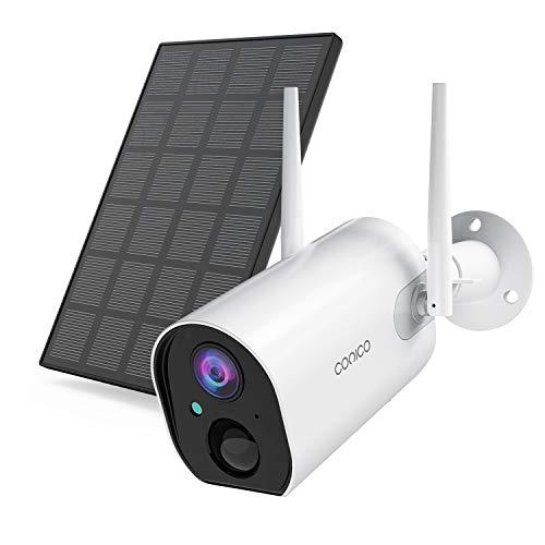 Outdoor Security Camera, Conico Wireless Solar Rechargeable Battery