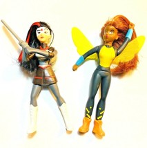 Lot of 2 - 2016 McDonalds DC Super Hero Girls Set Figures Happy Meal Toys - $8.89