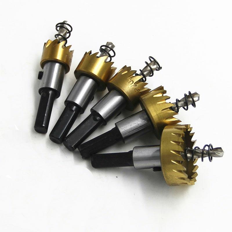 Drill Bit Set 5 pcs of HighSpeed Steel Drills for Metal Wood Drilling