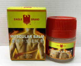 1 Carton 12 x 20g Jars of Eagle Brand Muscular Balm Muscle,Joints Pain Relief  - $69.90