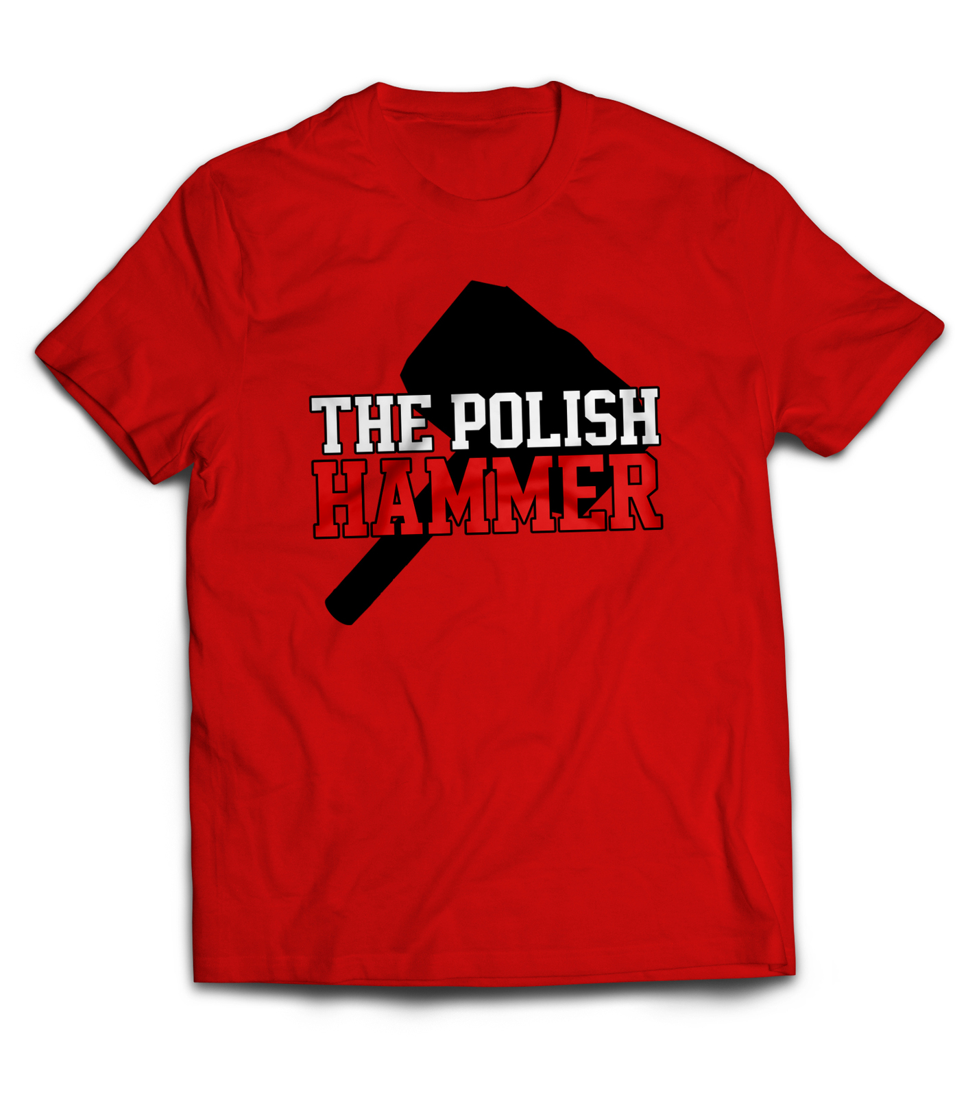 Image of Polish Hammer basketball tee t shirt jersey