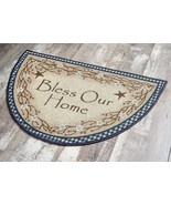 Brumlow Mills Bless Our Home Berry Blossoms Floral Welcome Door Mat for ... - $20.99