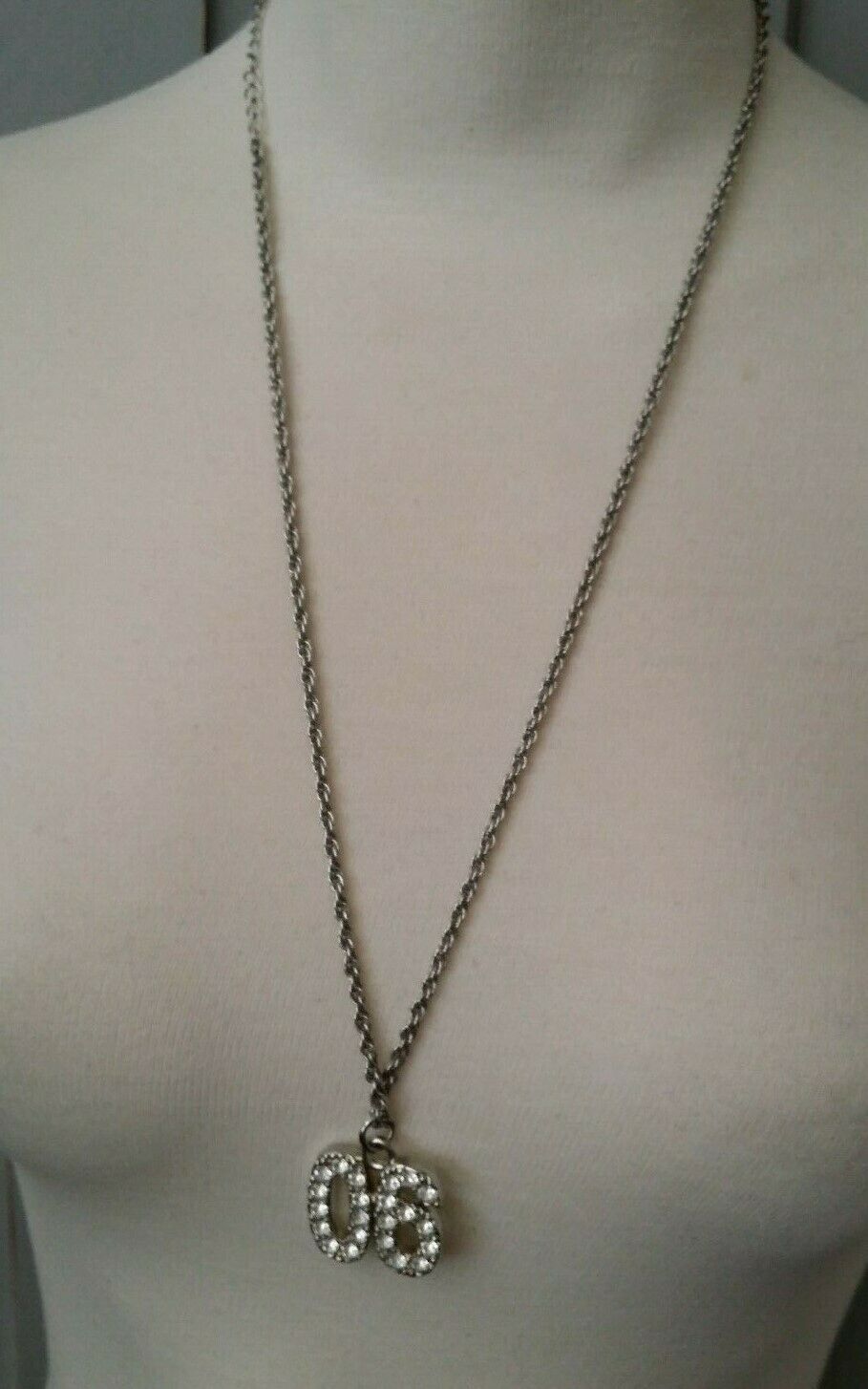 Jostens Status Tassel 06 Rhinestone Necklace Necklaces & Pendants