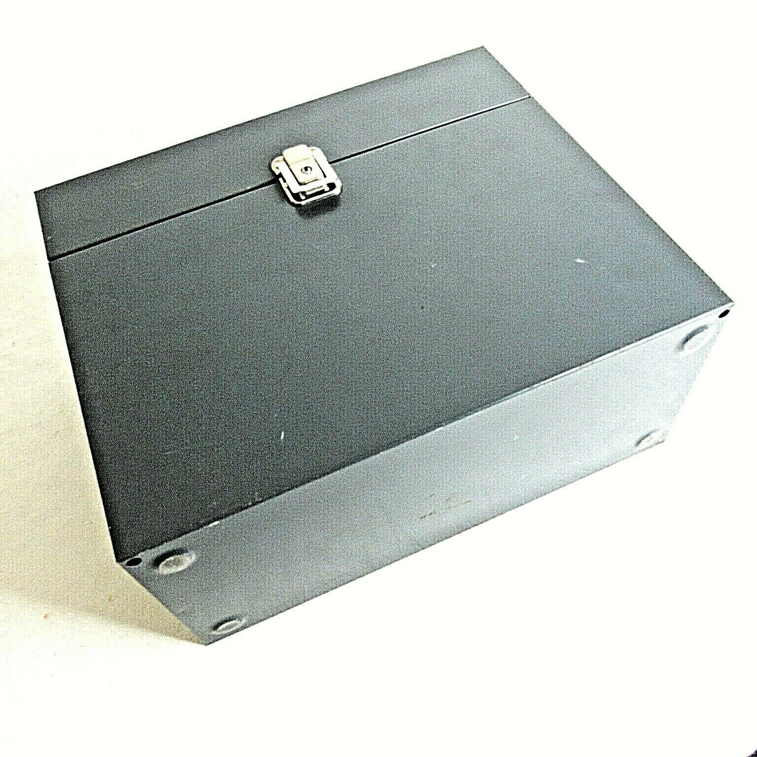 Metal Storage Porta File Box Steelmaster Document Case Gray Steel