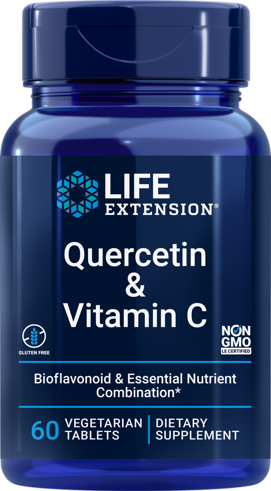 Quercetin 250mg with Vitamin C 60tab Life Extension