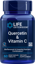 Quercetin 250mg with Vitamin C 60tab Life Extension - $11.83