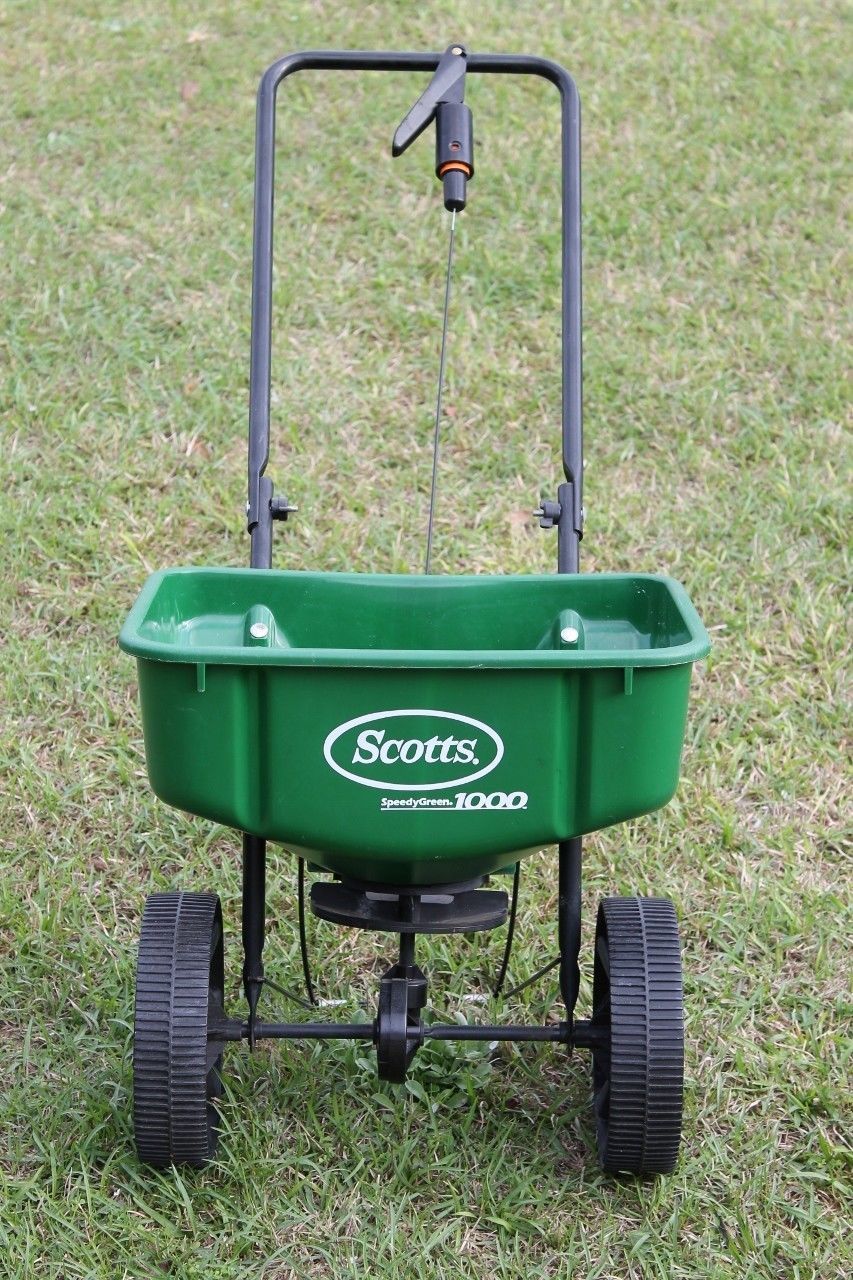 Scotts SPEEDY GREEN 1000 Lawn Spreader Lawn Fertilizer,Grass Seed-LO - Seeds