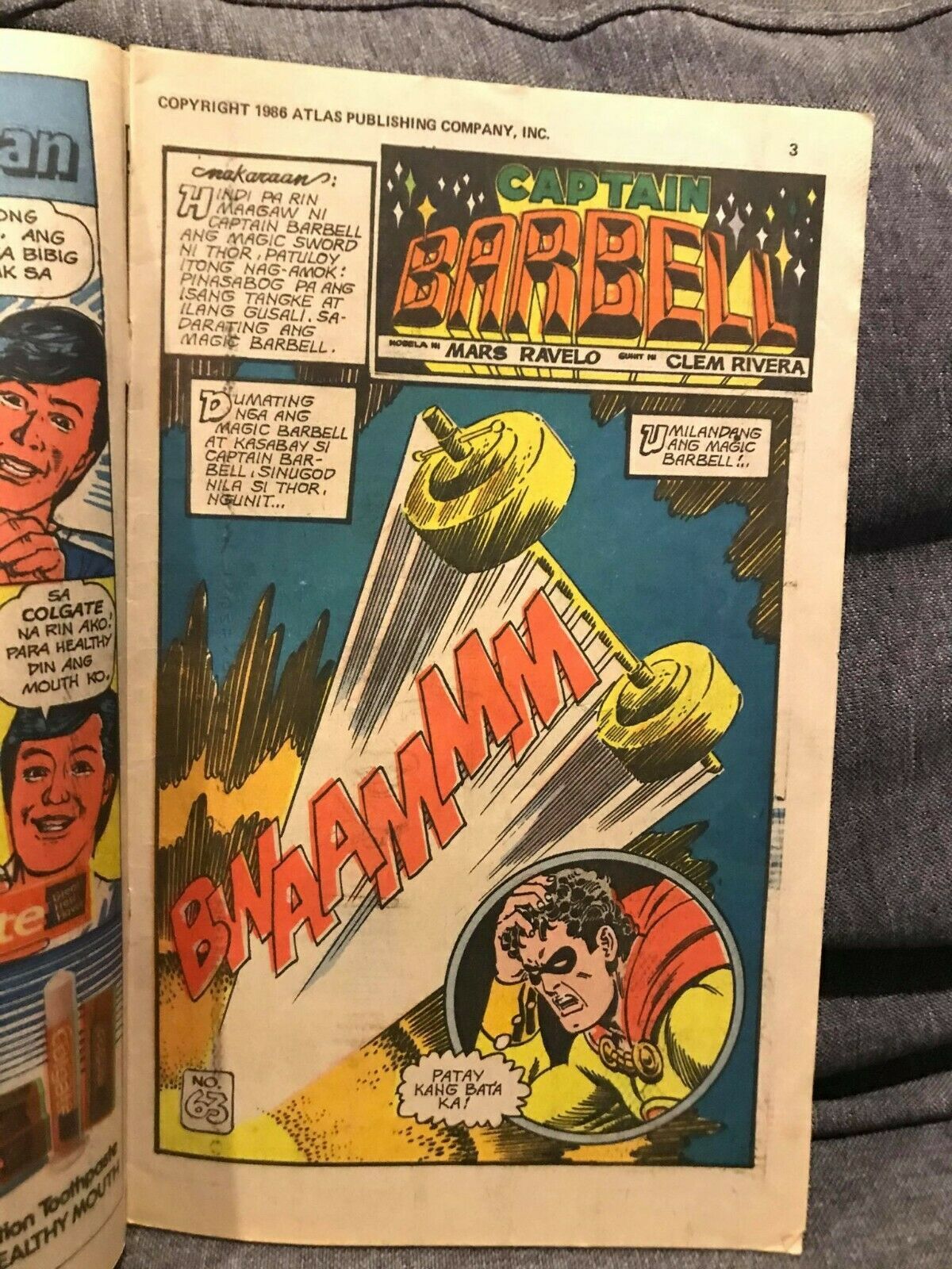 Captain Barbell Pilipino Komiks Blg 1626 and similar items