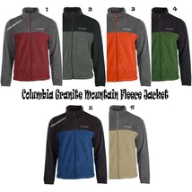Columbia New Men's Granite Mountain Fleece Full Zip Jacket Warm & Cozy Nwt - $37.95