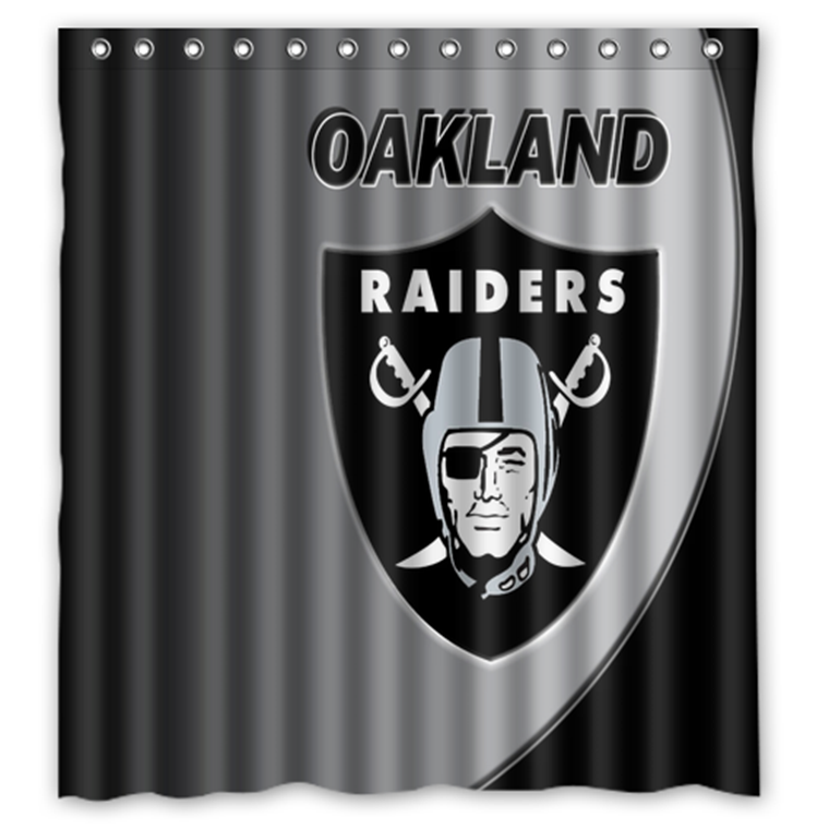 Oakland Riders 02 Shower Curtain Waterproof And Similar Items