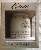 Estate Home Fragrance Full Size Warmer, Word Design - $21.99