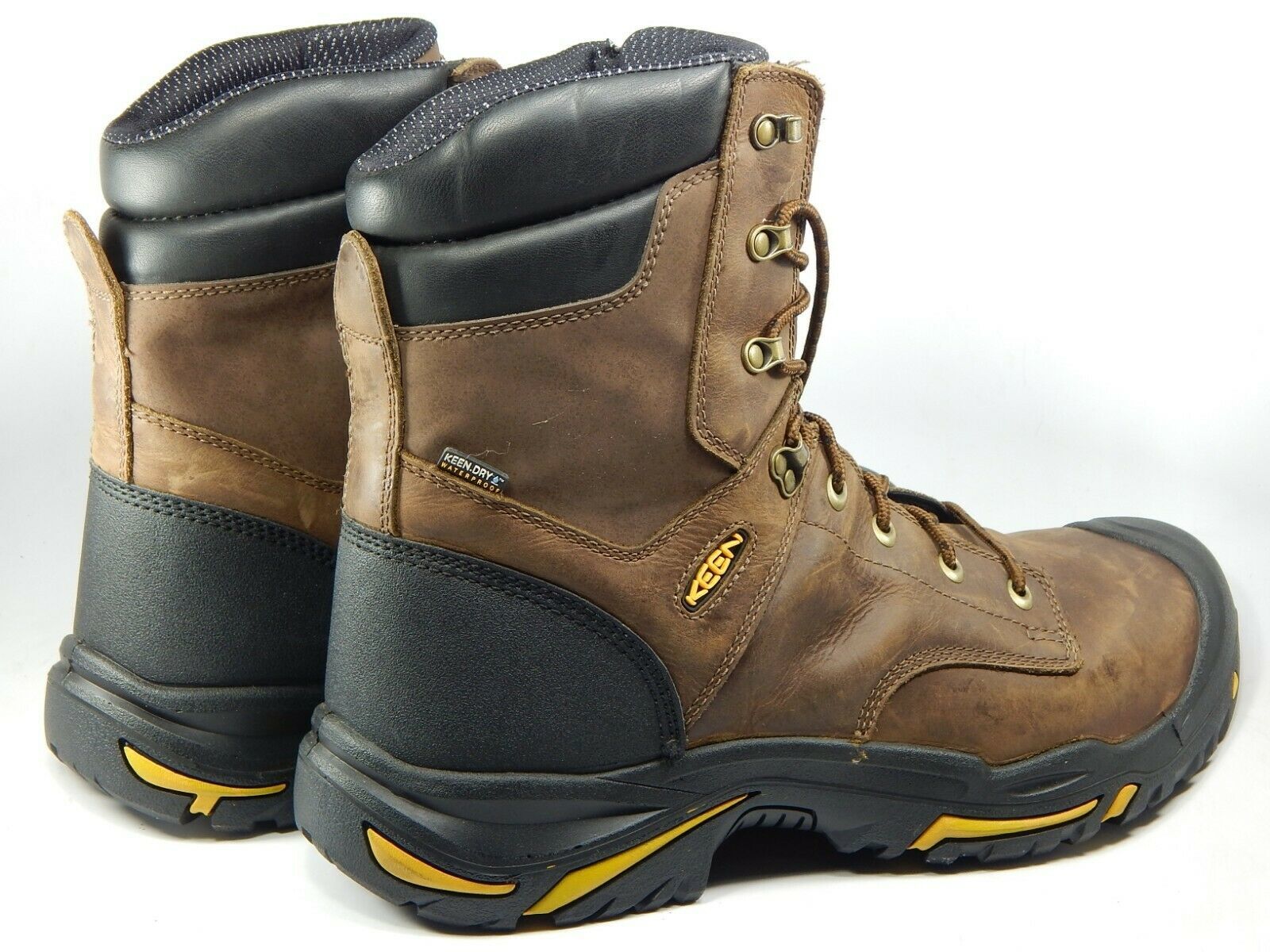 Keen Mt. Vernon 8" Size US 15 2E WIDE EU 48 Men's Steel Toe Work Boots