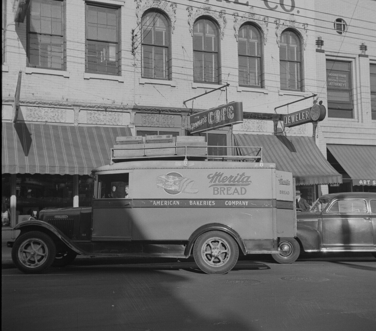 1940's Bakery Delivery Truck, Montgomery, Alabama, 1943, New