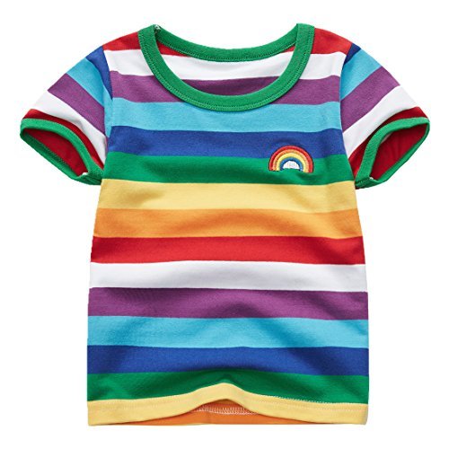 rainbow design shirt