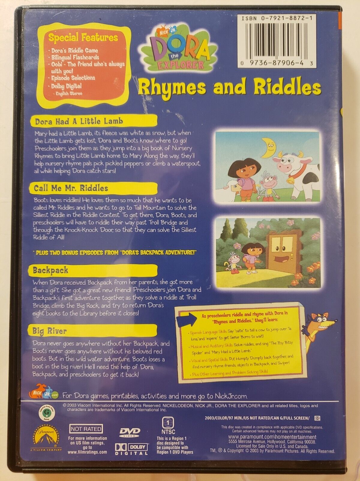 Dora The Explorer Rhymes And Riddles Dvd By and similar items