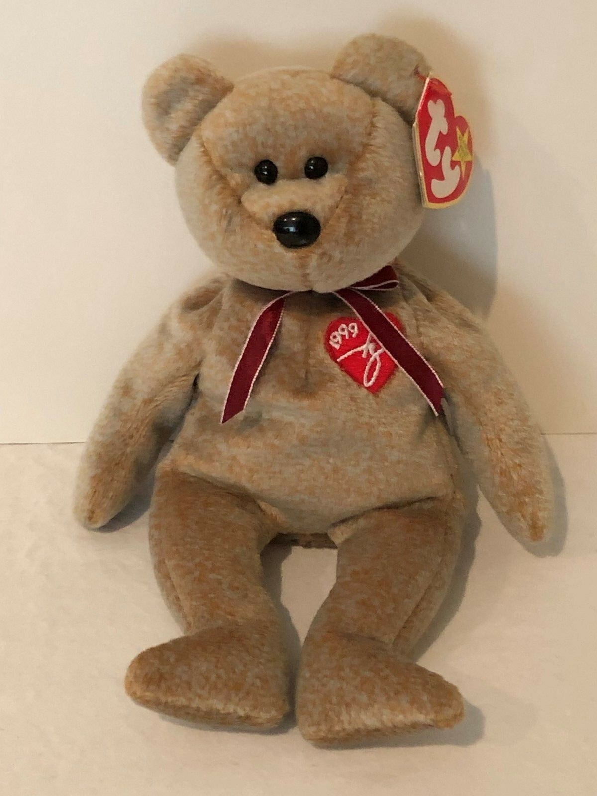 ty beanie baby 1999 signature teddy bear rare retired original