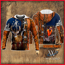 Wozoro 3D All Over Printed Shirt Deer Hunter Hoodie, Zip Hoodie, Sweater, Tee - $45.99+