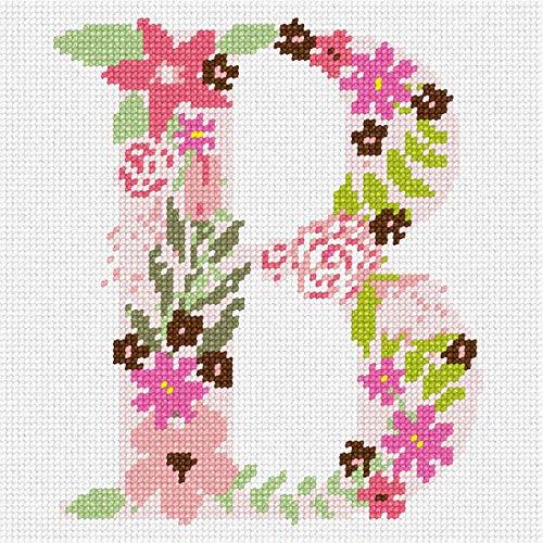 pepita The Letter C Flowering Needlepoint Canvas 