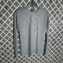 Universal Standard Thames Fog Mesh Top Shirt New $50 Size 2XS 6-8 Gray - $29.58