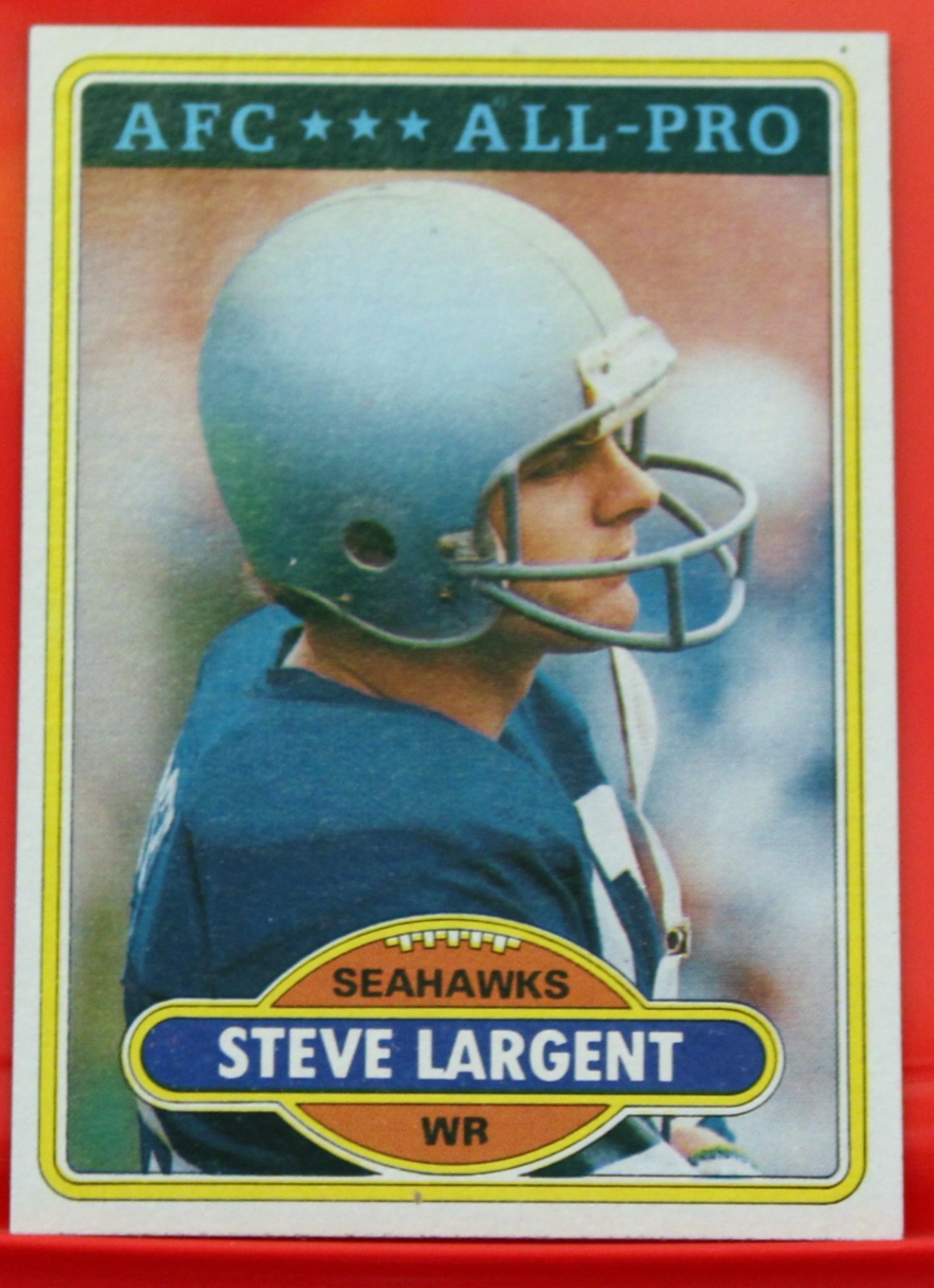 1980 TOPPS STEVE LARGENT ALLPRO FOOTBALL CARD Football Cards