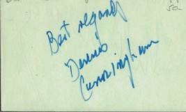 Melina Mercouri Signed Vintage 3x5 Index Card JSA image 2