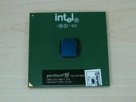 Intel Pentium III CPU Computer Processor SL4CB 1.7V 866MHz 256K Socket 370