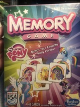 Hasbro My Little Pony Memory Kids Learning Matching Card Game A6647, Ages 3+ - £10.95 GBP