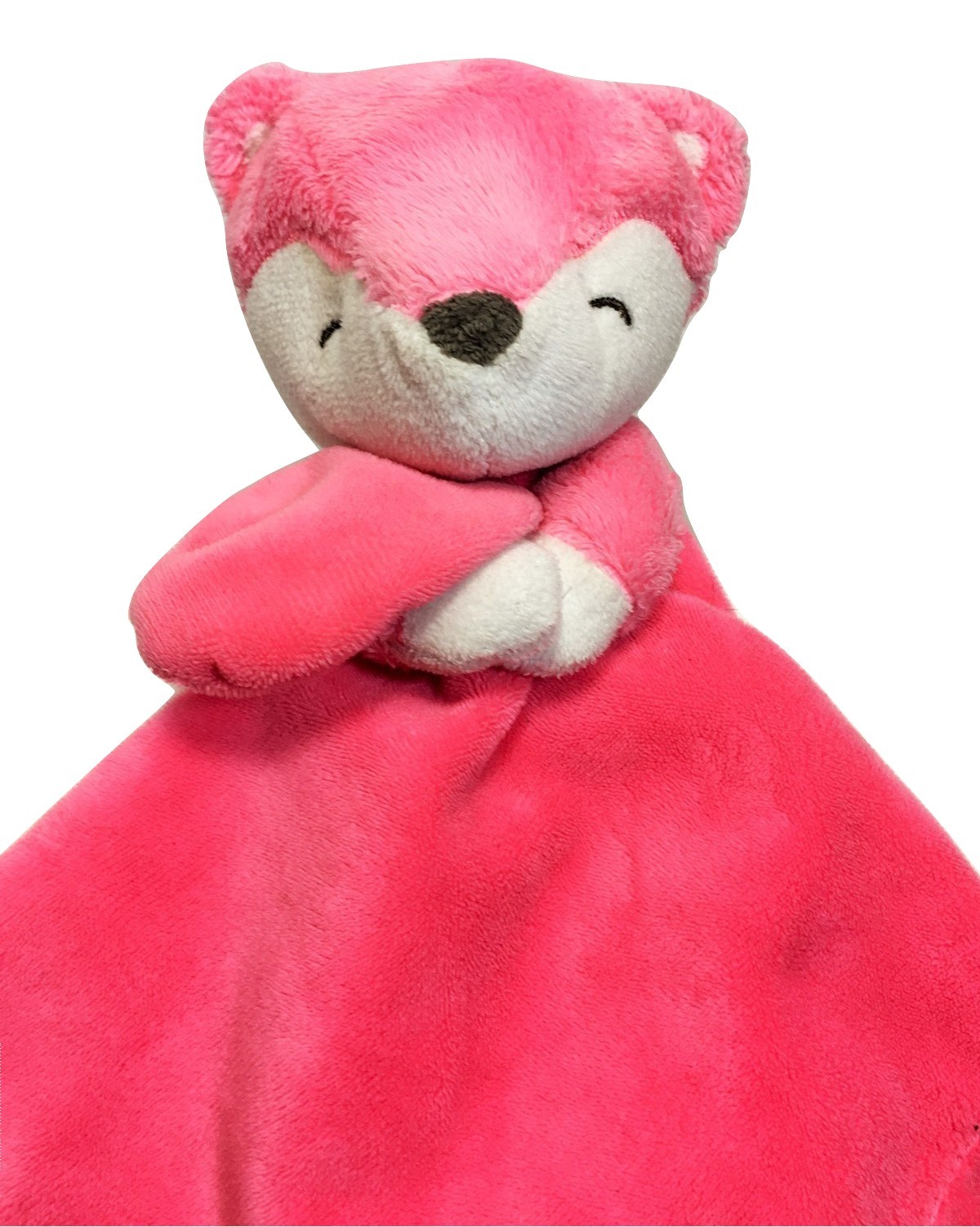 carters pink fox stuffed animal