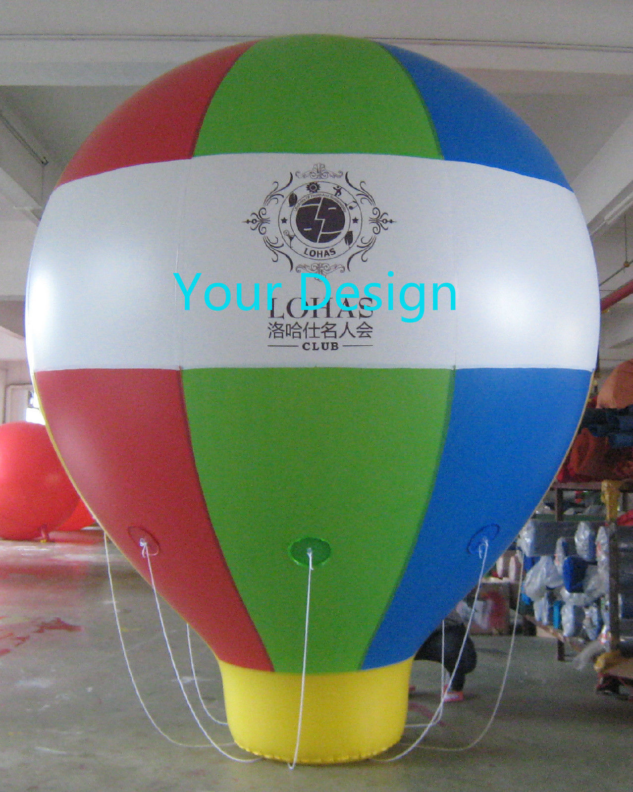 20ft 6m Inflatable Advertising Hot Air Balloon Replica Giant Helium Free Logo Pop Up 6420