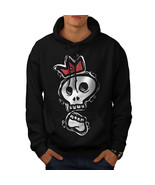 Skull King Sweatshirt Hoody Funny Face Art Men Hoodie - $20.99