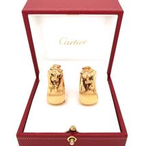 Cartier Panthere Heads Large Vintage Clip-On Hoop Earrings - $14,300.00