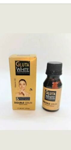 Gluta White Double  Whitening Serum  Gutathione & Collagen Actives  60 ml