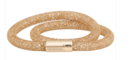 Swarovski Stardust Deluxe Bracelet Rose Gold 38 CM - $94.95