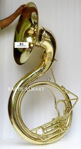 Jumbo 24-inch Bell Superbrass BBb Sousaphone. Natural Unlacquered Brass Musical