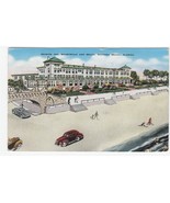 Vintage Postcard Seaside Inn Boardwalk Daytona Beach Florida 1941 Hotel - £6.52 GBP
