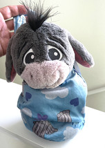 Disney Parks Baby Eeyore in a Pouch Blanket Plush Doll image 1