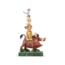 Jim Shore Lion King Stacked Characters &quot;Balance of Nature &quot; Pumba, Simba... - $84.14