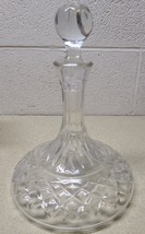 WATERFORD LISMORE CRYSTAL SHIPS DECANTER 11" TALL - Liquor Alcohol