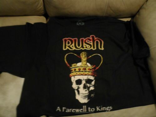 Rush - 2015 Un Addio A Kings Uomo Autorizzato T-Shirt ~ Mai Indossato ~ XXL