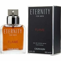Eternity Flame By Calvin Klein Edt Spray 3.4 Oz For Men  - $49.47