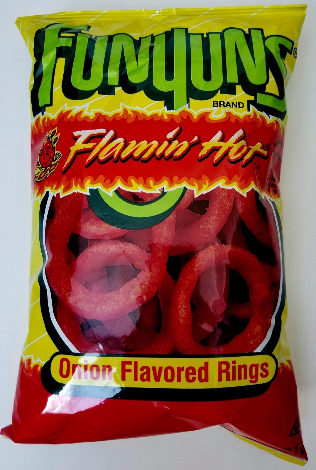NEW FRITO LAY FUNYUNS FLAMIN' HOT ONION FLAVORED RINGS FREE WORLDWIDE