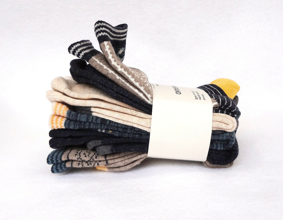 LUCKY BRAND Women's CREW Socks 5 Pairs MultiColors New Socks