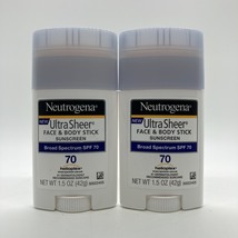 2x Neutrogena Face & Body Stick Sunscreen SPF 70 Helloplex - Outdate - $39.99