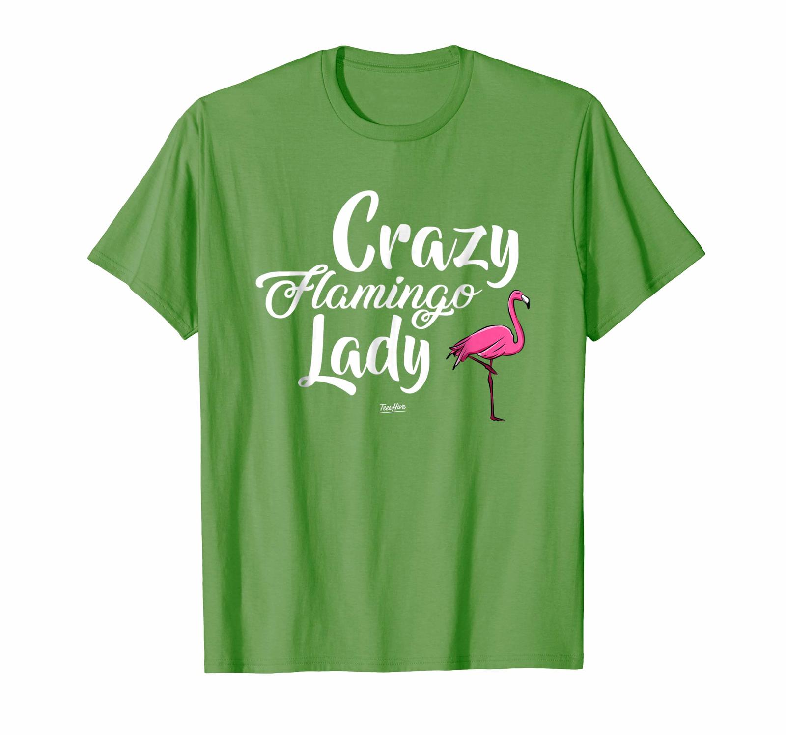 New Shirts - Crazy Flamingo Lady Flamingo Mom Funny Flamingo Lover Shirt Men - T-Shirts, Tank Tops